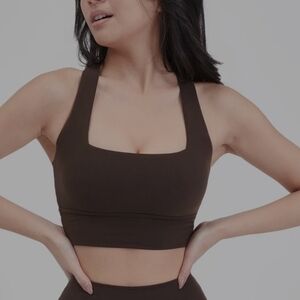 Brown Sports Bra Part Of 3 For 25 Sale